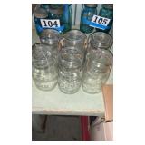 Paul mason jars with glass lids