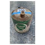 Quaker State motor oil can