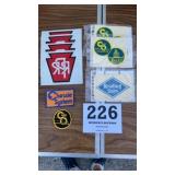 Railroad decals, patches and magazine