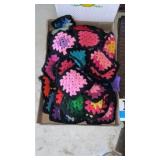 Afghan squares crocheted