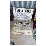 Pennsylvania game commission safety zone signs