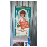 Little sister stand up paper doll