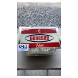 Plastic Genesee beer on tap light missing light