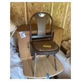 Antique Watsontown theater chair