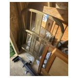 Twin bed, headboard, and footboard