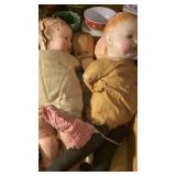 Bisque dolls being an antique proComposition