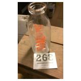 Ideal milk bottle, Lorrain Ohio