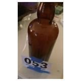 Brown wine bottle