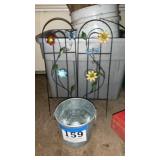 Pail and yard decor