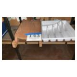 Silverware tray and decorative sled