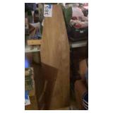 Wooden ironing board