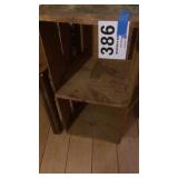 Crate shelf unit