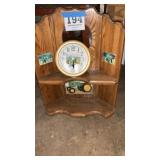 John Deere shelf and clock