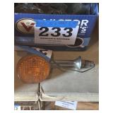 Vintage orange tail/caution light