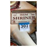 Shrinersï¿½s license plate