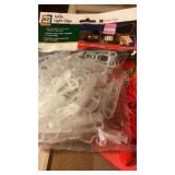 Icicle light clips and bows