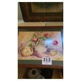Framed and matted print