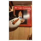 Light  sculpture candle