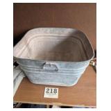 Large Galvanized Tub