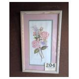 Framed Rose Art Print