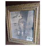 Rare WWI Framed Soldier Photo