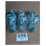 Blue Ball Mason Jar Lot