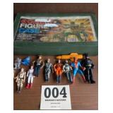 Vintage Action Figures w/Case