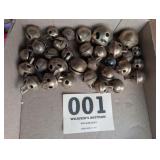 Vintage Brass Horse Sleigh Bells