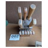 Butcher Knives w/Block