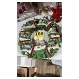 Christmas Village wreath