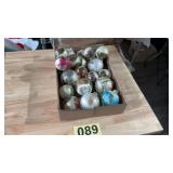 Vintage Christmas balls ornament lot