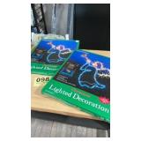 Set of lighted angel decorations