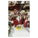 Lot of Christmas decorations