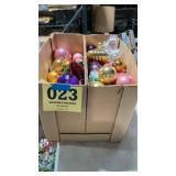 Lot of Christmas ornaments