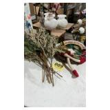 Wreath and decorations
