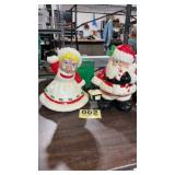 Vintage Mr and Mrs Santa Claus