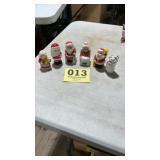 Set of 3 Mr and Mrs Clause salt pepper shakers