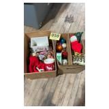 Lot of Christmas decorations