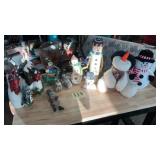 Christmas decoration lot of all snowman