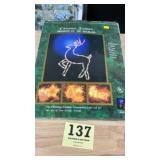 Reindeer lighted decoration