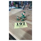 Lot of 3 Rubber Elf Candle Climbers