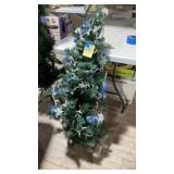 3 ft decorated and blue string of lights