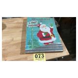 Christmas Santa wall hanging decoration
