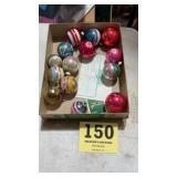 Lot of Vintage Shiny Brite Christmas Tree