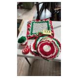 Handmade Christmas Placemats, Coasters and more