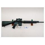 USED OLYMPIC ARMS MFR 5.56 CUSTOM AR W/ RED DOT