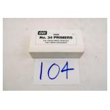1000 CNT CCI NO. 34 LARGE RIFLE MILITARY PRIMERS