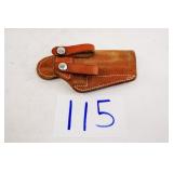 DAVIS LEATHER 455 GOVT SECURITY PISTOL HOLSTER