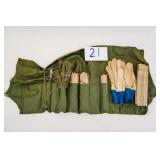 VINTAGE WWII ERA MILITARY FISHING SURVIVAL KIT