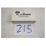 1000CNT CCI NO. 34 LARGE RIFLE MILITARY PRIMERS